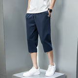 Summer Zip Pockets Sweatshorts Men Sportswear Breathable Cotton Workout Baggy Breeches Short Men Casual Shorts Plus Size 8XL