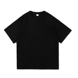 Men's Oversized Graphic Solid T Shirts Colorfuls 100% Cotton White Classical Tee Male Women Short Sleeve O-Neck Streetwear Tops