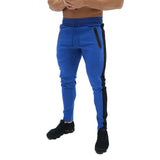Men Loose Sport Running Stripe Sweatpants Fitness Training Pants Mens Straight Trousers Tracksuit Jogging Sportswear