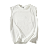 Mens Tank Top Cotton Sleeveless blouse Casual Vest Men Bodybuilding Bottoming Undershirt Camiseta
