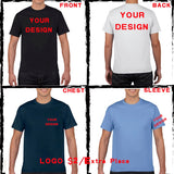 NO LOGO Price 100% Cotton Short Sleeve O-neck Men T-shirt Tops Tee Customized Print Your Own Design Brand Unisex T Shirt