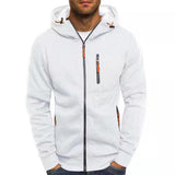 New Men's Hoodies Casual Sports Design Spring and Autumn Winter Long-sleeved Cardigan Hooded Men's Hoodie