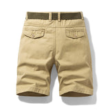 New Summer Men Cargo Shorts Cotton Casual Mens Shorts Pants Jogger Military Solid Straight Cargo Shorts Men Brand Clothing
