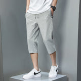 Summer Zip Pockets Sweatshorts Men Sportswear Breathable Cotton Workout Baggy Breeches Short Men Casual Shorts Plus Size 8XL