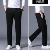 Spring Autumn Men's Sports Running Pants Joggers Loose Straight Cylinder Active Pants Gym Workout Jogging Trousers