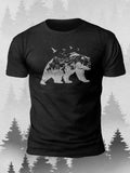 Summer Men's T-shirt Simple Print Round Neck Short-sleeved Y2k T-shirt Casual Versatile Men's Tops Fashion Oversized T-shirt