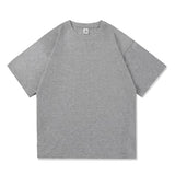 Men's Oversized Graphic Solid T Shirts Colorfuls 100% Cotton White Classical Tee Male Women Short Sleeve O-Neck Streetwear Tops