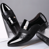 Former Men Shoe Black Leather Shoes for Men Luxury Plus Size Party Office Business Casual Shoes Loafers