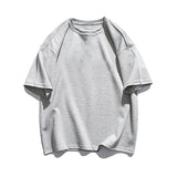 Men Blank T-shirt White Cotton Oversized Vintage Solid Color T-shirt Big Size Women Fashion T Shirt Free Shipping Men's Clothes