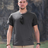 T-shirt Men Summer Short Sleeve Top Tee Outdoor Tshirt Casual Clothing Army Workout Plus Size Tactical T Shirt Men