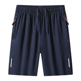 Men's Sports Casual Shorts  Spring and Summer New Ice Silk Quick Dry Loose Basketball Pants Personality Fashion Beach Pants