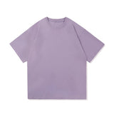 Men's Oversized Graphic Solid T Shirts Colorfuls 100% Cotton White Classical Tee Male Women Short Sleeve O-Neck Streetwear Tops