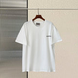 New Summer Essentials T-Shirt Reflective letters 100% Cotton Oversize T-Shirt Men and Women High Street Hip-Hop Sports Tees