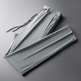 Brand Summer Pants for Men Business Casual Fashion Thin Breathable Men Trousers Mid Straight Solid Color Men Pants