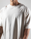 Summer Men's Loose Cotton Gym Shirt Sports Men's Fashion Running Workout Casual Short Sleeve Training Fitness Sports T Shirt