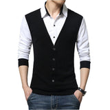 Brand Autumn Mens T Shirts Fashion Fake Two Designer Clothing Cool T-shirt Men Long Sleeve T Shirt Casual Mal