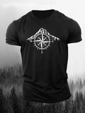 Summer Men's T-shirt Simple Print Round Neck Short-sleeved Y2k T-shirt Casual Versatile Men's Tops Fashion Oversized T-shirt