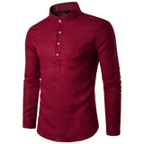 Summer Men's Shirt Slim Business Casual Long-sleeved Shirt Men's Clothing Men Fashion Shirt