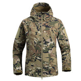 Mens Outdoor Jacket Military Tactical Windproof Waterproof Jacket Lightweight Breathable Comfortable Hiking Jacket Men