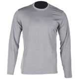 Men's 100% Merino Wool Thermal long sleeve T Shirt Base Laye Merino Wool Shirt 250g Wicking Breathable Anti-Odor