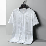 Quick-Dry GYM Sports Streetwear Fashion Oversized 8XL T Shirt Japan Style Black White  Summer Short Sleeves Top Tees Tshirt