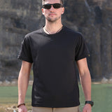 T-shirt Men Summer Short Sleeve Top Tee Outdoor Tshirt Casual Clothing Army Workout Plus Size Tactical T Shirt Men