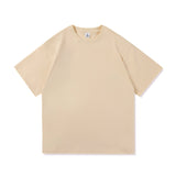 Men's Oversized Graphic Solid T Shirts Colorfuls 100% Cotton White Classical Tee Male Women Short Sleeve O-Neck Streetwear Tops