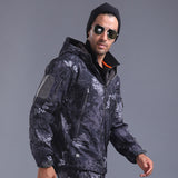 Mens Outdoor Jacket Military Tactical Windproof Waterproof Jacket Lightweight Breathable Comfortable Hiking Jacket Men