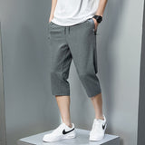 Summer Zip Pockets Sweatshorts Men Sportswear Breathable Cotton Workout Baggy Breeches Short Men Casual Shorts Plus Size 8XL