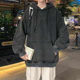 Legible Spring Autumn Casual Hoodies Men Solid Hooded Hoodies Male Loose Sweatshirts Pullovers Man