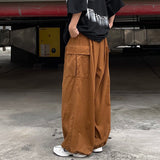 Vintage Baggy Cargo Pants Men Parachute Wide Leg Trousers Male Oversize Retro Loose Casual Japanese Streetwear Hip Hop