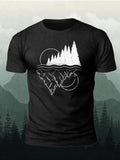 Summer Men's T-shirt Simple Print Round Neck Short-sleeved Y2k T-shirt Casual Versatile Men's Tops Fashion Oversized T-shirt