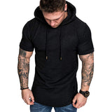 Mens Sleeveless Hoodies Fashion Casual Zipper Hooded Sweatshirt Men bodybuilding tank top sporting Shirt waistcoat vest gym