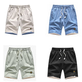 Summer Men's Shorts Sports Five-Point Pants Loose Casual Beach Pants Solid Color Trend Outer Wear Large Size Shorts 8Xl