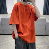 100% Cotton T-shirts Men Summer Solid T shirts Women's Basic T-shirts Short Sleeve Classic Tees Female Casual Tops