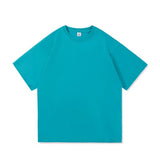 Men's Oversized Graphic Solid T Shirts Colorfuls 100% Cotton White Classical Tee Male Women Short Sleeve O-Neck Streetwear Tops