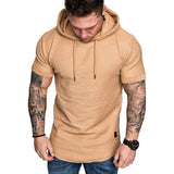Mens Sleeveless Hoodies Fashion Casual Zipper Hooded Sweatshirt Men bodybuilding tank top sporting Shirt waistcoat vest gym
