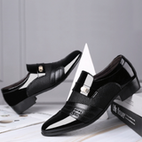 Former Men Shoe Black Leather Shoes for Men Luxury Plus Size Party Office Business Casual Shoes Loafers