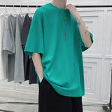 Men 100% Cotton Harajuku Graphic Short Sleeve T Shirts Summer Black Classical Tee Male Women Oversized O-Neck Hip Hop Tops