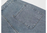 Streetwear Hip Hop Low Rise Baggy Jeans For Men Korean Y2k Fashion Trousers Cross Denim Pants Women Cargo Pants Punk Clothes