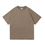 Men's Oversized Graphic Solid T Shirts Colorfuls 100% Cotton White Classical Tee Male Women Short Sleeve O-Neck Streetwear Tops