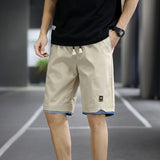 Summer Men's Shorts Sports Five-Point Pants Loose Casual Beach Pants Solid Color Trend Outer Wear Large Size Shorts 8Xl