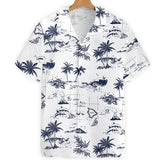 Harajuku Feather Hawaiian Men's Shirt Printed Short Sleeve Casual White Street Summer Beach Shirts For Men Clothing  Summer