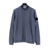 Blue Black Round Neck Stone Hoodies Sweatshirts for Men Women Spring Autumn Cotton Loose Casual Sleeve Label Pullovers
