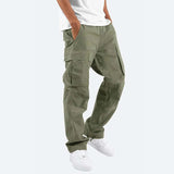 Men Cargo Pants Spring Summer Trousers Casual Pants Solid Color Trouser Male  Loose Harajuku Fashion Sweatpants Streetwear