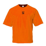 Oversized T shirt Men Loose Drop Shoulders Gym Clothing Bodybuilding Fitness Streetwear Hip-Hop T-shirt Quick Dry Mesh Sport Tee