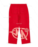 Streetwear Y2K Cargo Pant Overalls Minus Two Black Pants New Harajuku Fashion Casual Loose Men Rock Straight Wide Leg Pants