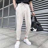 Brand Clothing Men's Spring High Quality Casual Pants/Male Spring Fashion Business casual Trousers Loose Haroun Pants 29-36