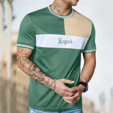 Men's Street T-shirt Summer Men's 3D Stripe Printing Short Sleeve Tops Fashion Everyday T Shirt Oversized Tee Shirt Men Clothing