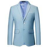 11 Color High Quality Men Blazer Classic New Slim Fit Solid Color Suit Jacket Fashion Business Casual Suit Blazer Plus Size 6XL